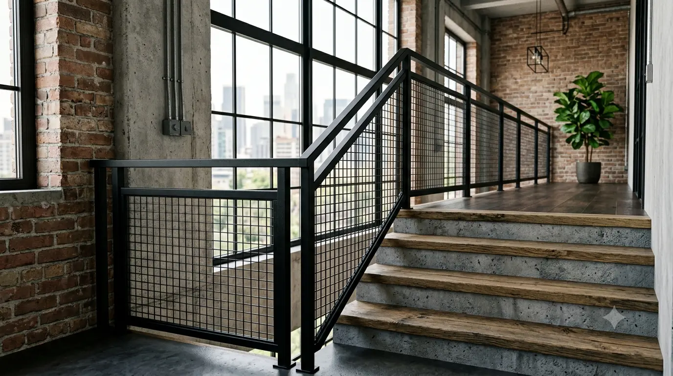 Balustrady schodowe loftowe Kielce